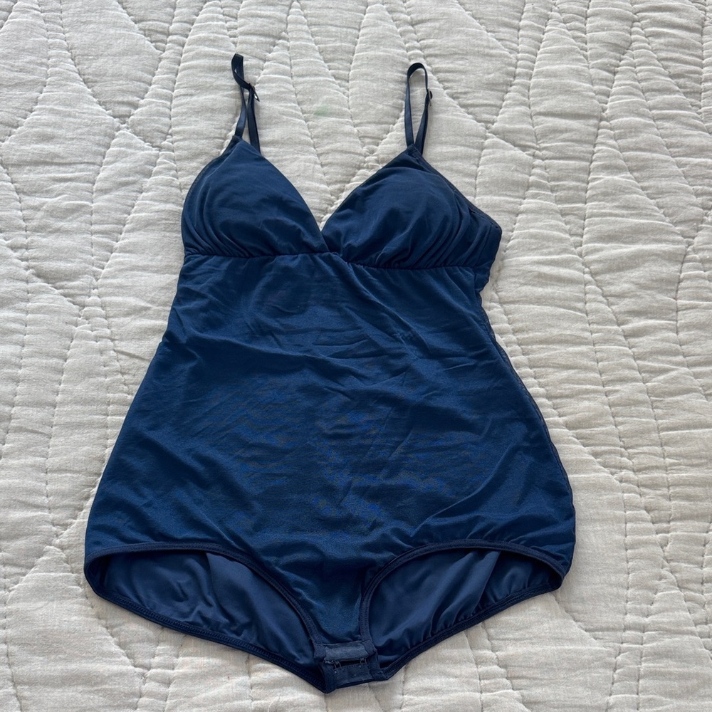 Undertop Deep Blue Bodysuit